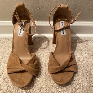 Tan SuedeSteve Madden Heels